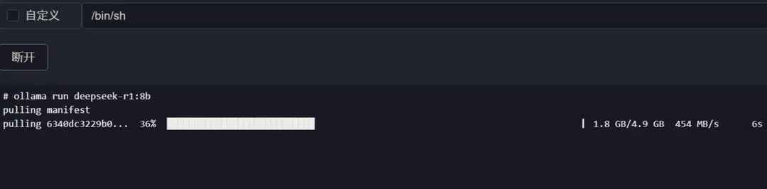 Oracle Claoud 拉取 DeepSeek 速度