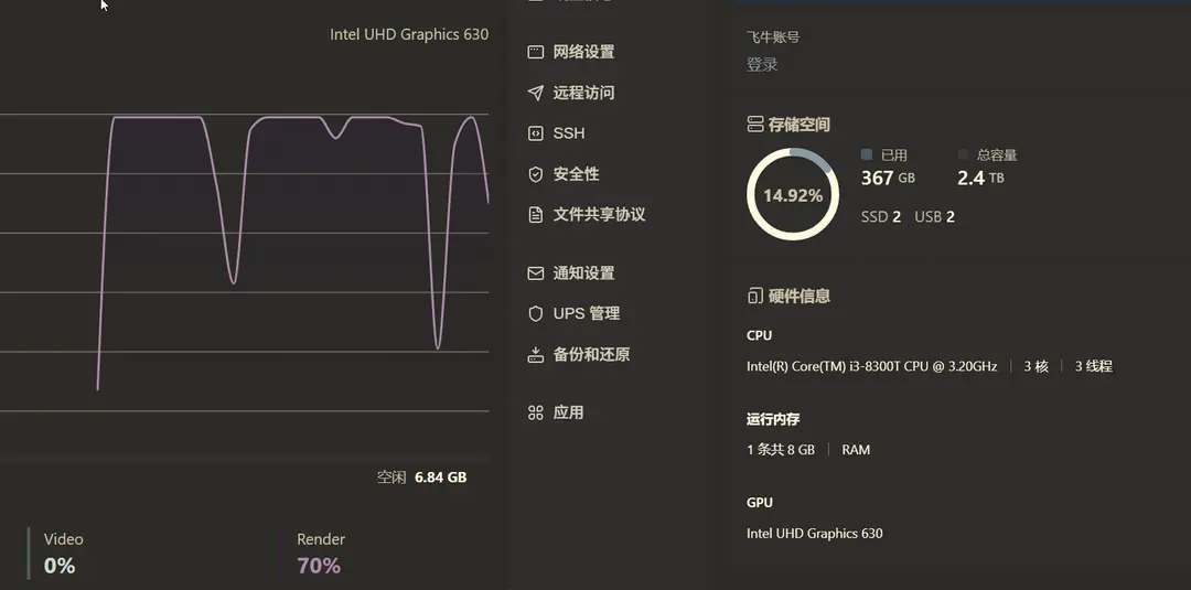 飞牛调用GPU参与AI识图